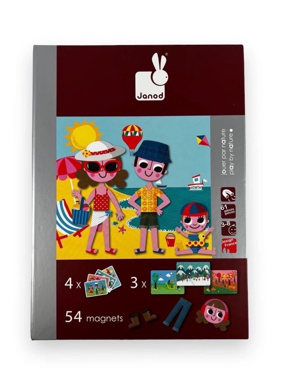 Janod 4 Seasons Magneti'book - 100% Complete / Excellent Condition